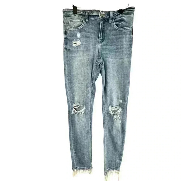 FLYING MONKEY Distressed Skinny Jean - Picture 1 of 13